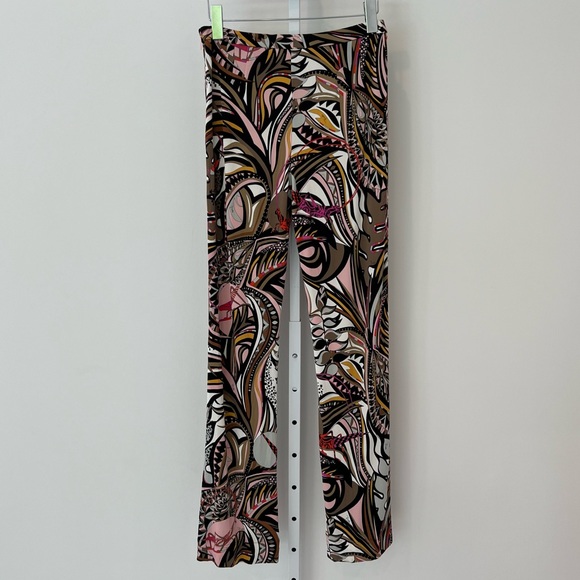 EMILIO PUCCI BROWN PINK GRASSHOPPER PANTS MODEL 61RT76 SIZE IT 42 / US 8 - Picture 4 of 17